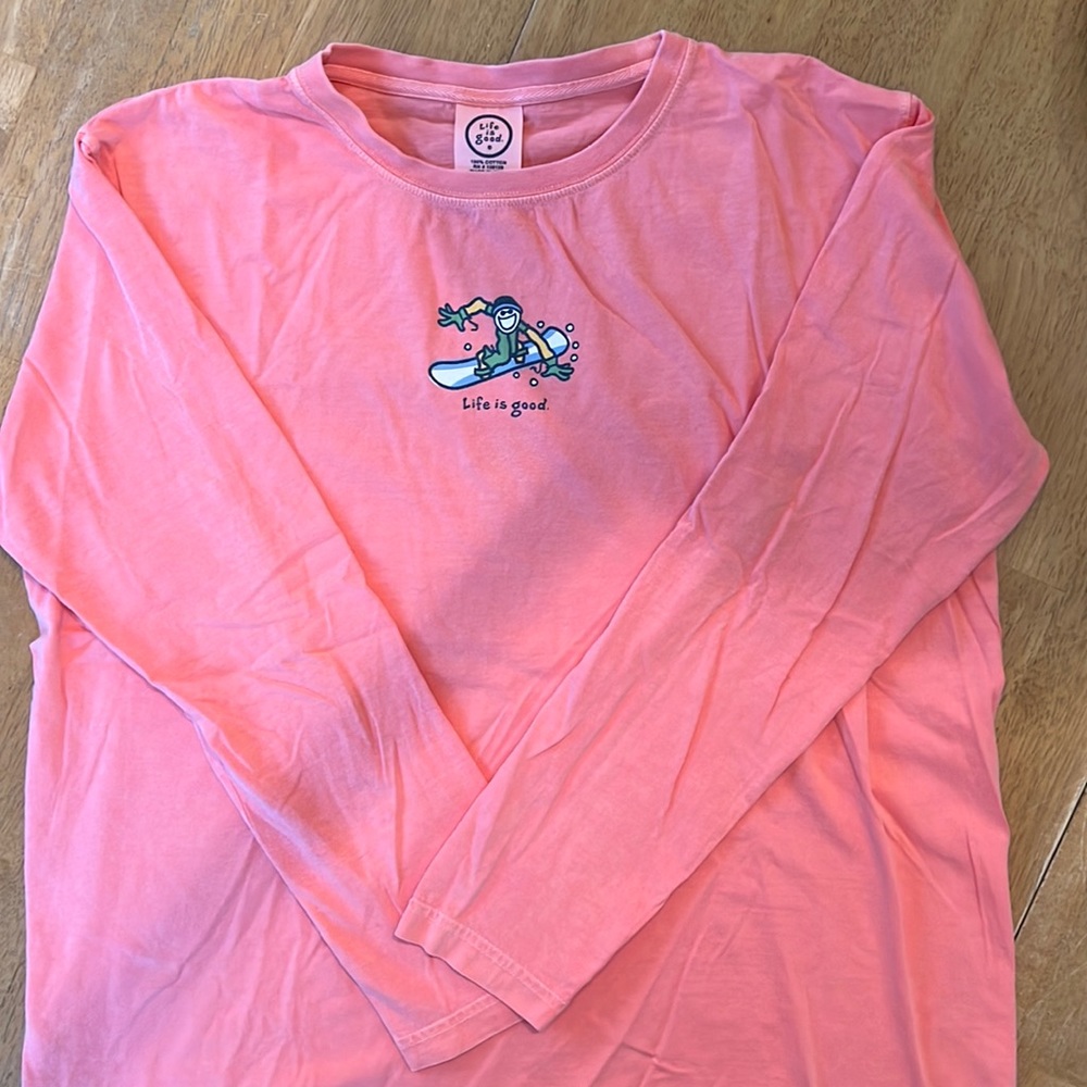 Life is good long sleeve, size L